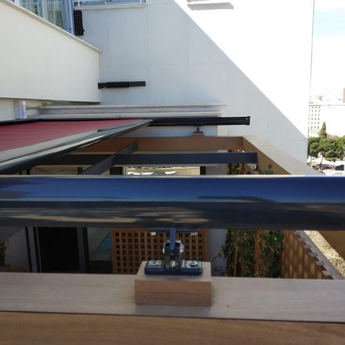 Toldo plano veranda 7