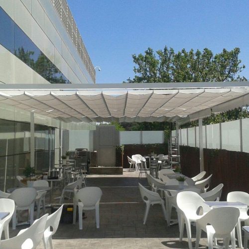 Pérgolas de lona en Alcorcón